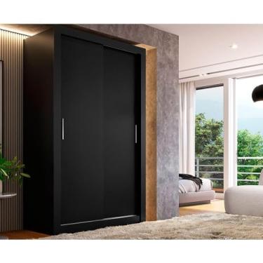 Imagem de Guarda-roupa Solteiro Thb City, 2 Portas, Preto