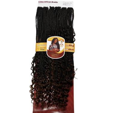 Imagem de Cabelo Pronto Para Colocação Gypsy Curl Afro Lux Braid - bbless, 1b30