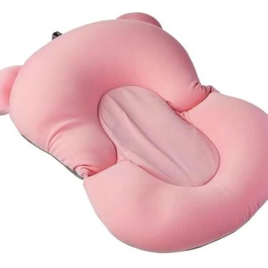 Imagem de Almofada de Banho para Bebê, Flutuante, com Alça e Fecho de Engate, para Recém-Nascido, para Banheira