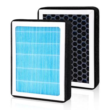Imagem de RVgolf 2 peças HEPA Filtro de ar de cabine com carvão ativado para 2022-2026 Tundra, 2024-2026 Tacoma, Lexus LS500h 2024-2026, substituição de filtro de cabine Sequoia 2018-2026 para acessórios de