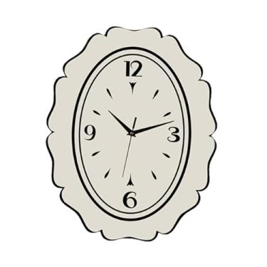 Imagem de Ioensy Relógio de parede simples em acrílico, com design estético e elegante, ideal para decoração de quarto, sala de jantar, escritório ou como presente de, 40cm