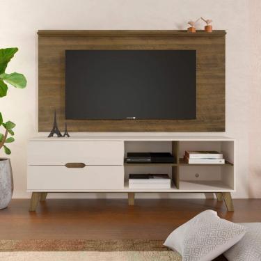 Imagem de Conjunto Sala de Estar: Rack Verona 4499 + Painel Slim 3599