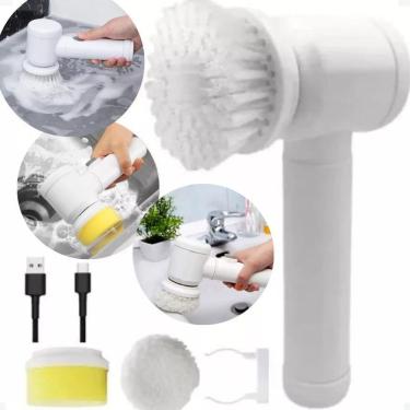 Imagem de Escova Elétrica Remove Manchas De Piso Cozinha