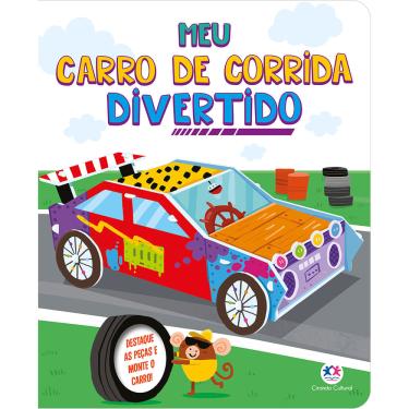 Imagem de Livro infantil Meu Carro de Corrida - interativo com peças destacáveis, capa dura 4+