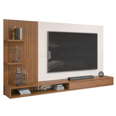 Imagem de Painel Para Tv Até 60 Polegadas Bento D04 Freijó-off White - Mpozenato