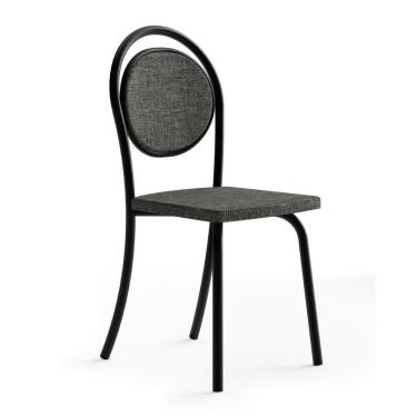 Imagem de Conjunto 2 Cadeiras De Jantar 1738 Carraro Preto/cinza