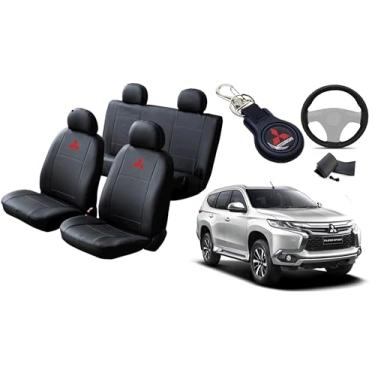 Imagem de Capa de couro para o banco pajero sport 2014-2018 proteção impermeável