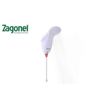 Imagem de Chuveiro Zagonel Sublime Blindada Eletrônica 4000w 220v Branco