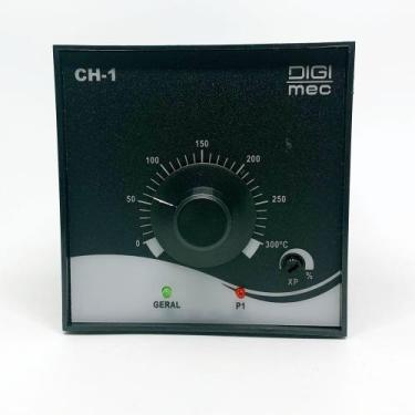 Imagem de Controlador de Temperatura 96x96mm CH-1 300 Graus 220V J Digimec