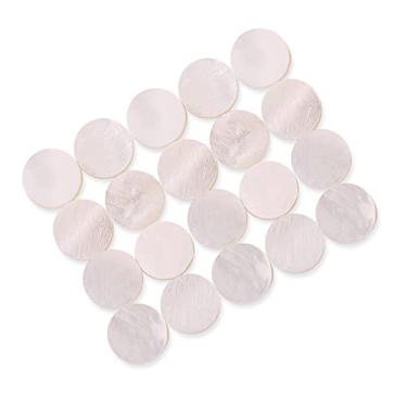 Imagem de RiToEasysports Fretboard 6mm Branco Pérola Inlay Marcadores de Pontos para Guitarra Fretboard Decoração Se Encaixa para Guitarristas, Jogadores de Ukulele, Amantes de Bandolim 12pcsset (20 peças