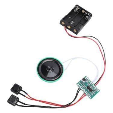 Imagem de KUIDAMOS Chip de Voz Gravável, Tempo de Reprodução de 60 Segundos, Módulo de Som para Cartões de Natal, Artesanato, Bateria Operada para Projetos DIY