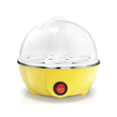 Imagem de Cozedor Elétrico de Ovos 110V, SORTIDOS, 7 Ovos, com Tampa Transparente, Base Antiaderente,