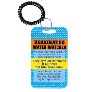 Imagem de Placa de segurança de piscina, placa de regras de piscina acrílica para crianças, sinais criativos de lembrete de segurança, observador de água designado, acessórios de natação na água