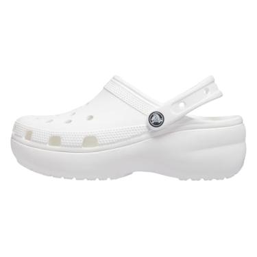 Imagem de CROCS Classic Platform Clog W - White - W8, 206750-100-W8, Women, White, W8