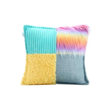 Imagem de Special Supplies Almofada vibratória ativada por pressão sensorial para crianças e adultos, capa macia de pelúcia de 33 cm com batidas de estimulação terapêutica multitexturizadas - 3 modos de