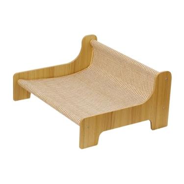 Imagem de Fenteer Cama arranhador para gatos Móveis para arranhar gatos Rede de descanso para animais de estimação Placa arranhadora para gatos para gatos Dormir, Style a