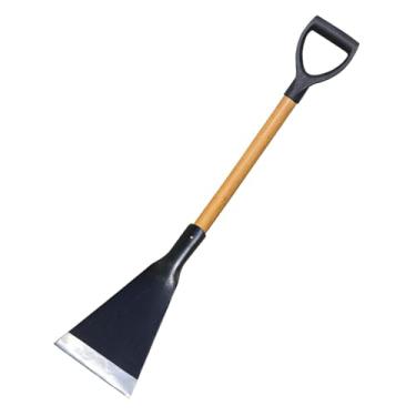 Imagem de JicSuXi Ferramenta para raspar gelo, ferramenta para limpeza de jardim, superfície lisa, picador de gelo, pá de neve para fábricas de construção de cimento,