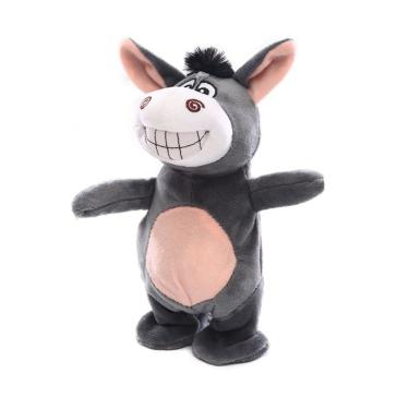 Imagem de Boneca de brinquedo de pelúcia Ane Parlante Speaking Donkey Cartoon Pink