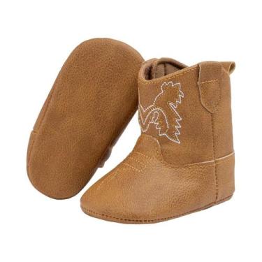 Imagem de Botas Retrô De Couro Pu Para Bebês, Meninos E Meninas, Outono Inverno,
