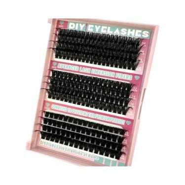 Imagem de Cílios Postiços Individuais De Mink Mistos 60D 80D 100D 10-18mm 266 28
