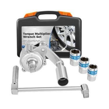 Imagem de Ysyqkn Chave Multiplicadora de Torque para Remover Porcas de Roda, Relação de Torque 20:1, Kit de Ferramentas de Reparo Automotivo Fácil de Usar, Comprimento Da Caixa