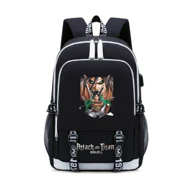 Imagem de Mochila Attacks on Titans Levis Ackermans Cartoon Kids