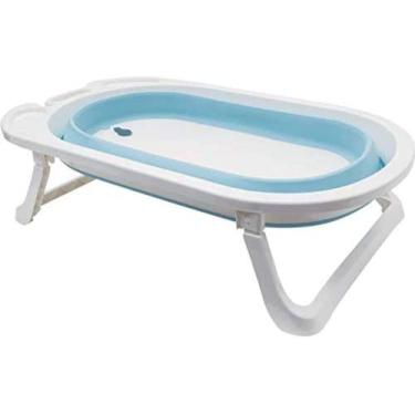 Imagem de Banheira Infantil Dobrável Compacta Retrátil Ref.8400 - Kiddo, Azul