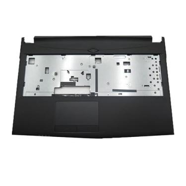Imagem de Apoio de pulso preto laptop para CLEVO N850HJ N850HJ1 6-39-N85H2-012-G sem touchpad (luz indicadora no lado esquerdo, 6 pilares de placa de ferro)