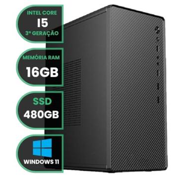 Imagem de Computador Pc Core I5 16gb 480gb Ssd Rede Gigabit Win 11