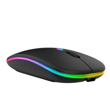 Imagem de Mouse sem Fio Bluetooth Recarregável LED