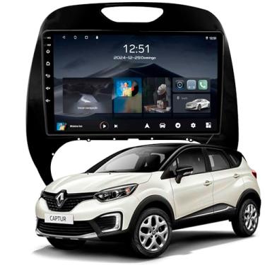Imagem de Multimídia Adak 9P Captur até 2021 2+64GB Quadcore Carplay Android Auto Gps