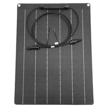 Imagem de Carregador solar 30W 18V ETFE Carregador de painel solar de silício monocristalino flexível Carregamento eficiente para trailers, barcos, casas, material leve, portátil e durável