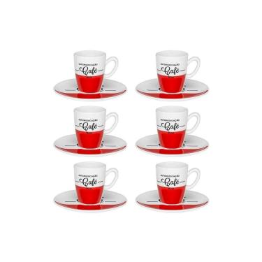 Imagem de Conjunto De Café Expresso Cafeína 75ml 12pçs - Oxford