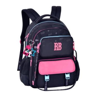 Imagem de Mochila Escolar De Costas Juvenil Porta Notebook E Tablet Feminina Reb