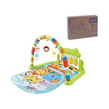 Imagem de Tapete De Atividades Para Bebês Recém-Nascidos Com Rack De Ginástica, 