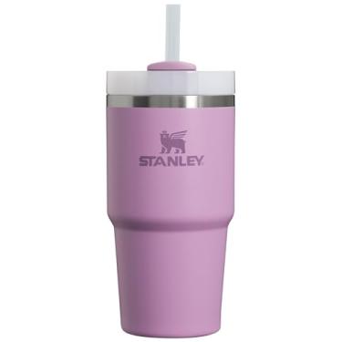 Imagem de Stanley Copo Quencher H2.0 com canudo 590 ml | Tampa Flowstate de 3 posições | Suporte de copo compatível para viagens | Copo de aço inoxidável isolado | Livre de BPA | Lilás