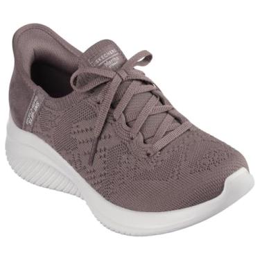 Imagem de Skechers Sport Women's Tênis feminino Martha Stewart Ultra Flex 3.0-Back ON Track Hands Free Slip-INS, malva = MVE, 37, Malva = mve, 36