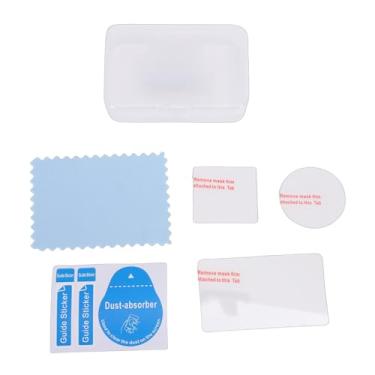 Imagem de Acouto Protetor de Tela de Lente Adequado para Ação 6 Câmera Protetor de Tela de Vidro Temperado Resistente a Arranhões Anti Impressão Digital