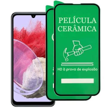 Imagem de Película Protetora de Tela Cerâmica para Samsung Galaxy M34, 2 Unidades, Anti-riscos, Cobertura Total