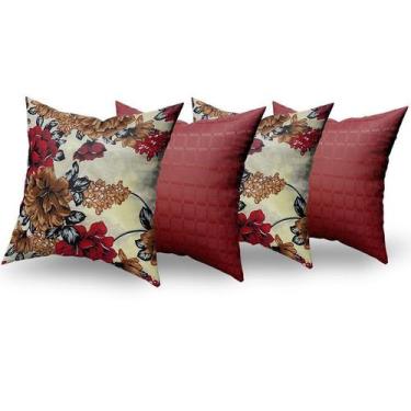 Imagem de Jogo Almofadas Decorativas 4 Unidades Com Ziper e Refil de Silicone - 