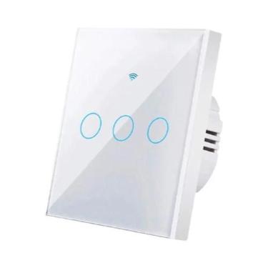 Imagem de Interruptores De Parede Inteligentes WiFi Tuya Smart Life Controle Rem