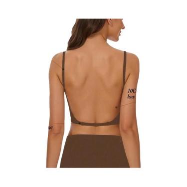 Imagem de Sutiã sem alças sem costura feminino sem alças sutiã de verão, sutiã p