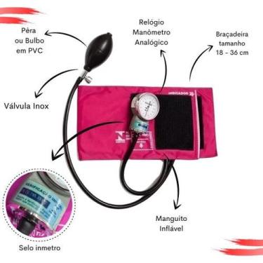 Imagem de Kit Enfermagem Transparente Academico Aparelho Pressao Bolsa Estetocóp