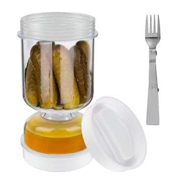 Imagem de Pote Ampulheta de Conservas, Hermético, Recipiente para Alimentos - Azeitona/Picles/Palmito etc