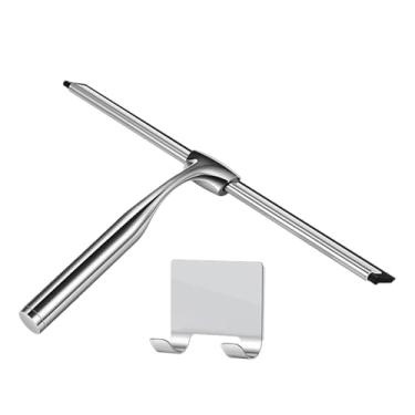 Imagem de Rodo de Janelas | Esfregão De Limpeza De Janelas - Portátil de Espelhos - Para Chuveiro Bancada Hotel Banheiro Casa Restaurante Cozinha Pátio Espelho e Para-