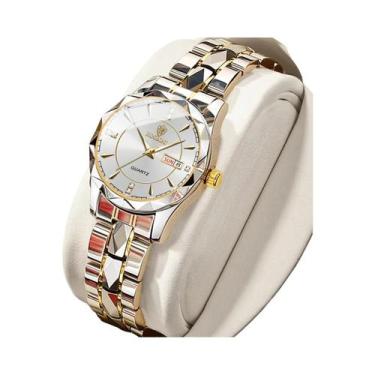 Imagem de Relógio De Pulso Feminino De Luxo À Prova d'Água Com Luz, Relógio De Q