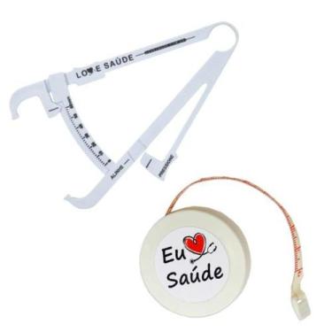 Imagem de Medidor De Gordura Corporal Kit Avaliação Fita Métrica Trena - Love Sa
