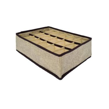 Imagem de Organizador de gavetas com 18 compartimentos - Amigold, Creme