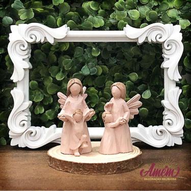 Imagem de Kit Imagem 3 Anjo Da Guarda Menino E 3 Anjo Da Guarda Menina