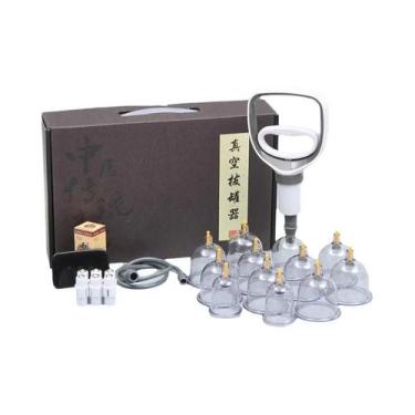 Imagem de Conjunto De Ventosas a Vácuo Para Massagem Terapêutica Anticelulite E 